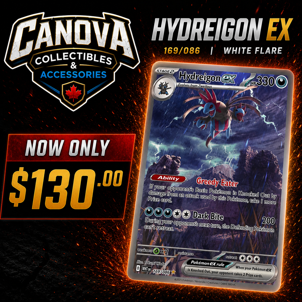 Hydreigon Ex - WHT 169/086