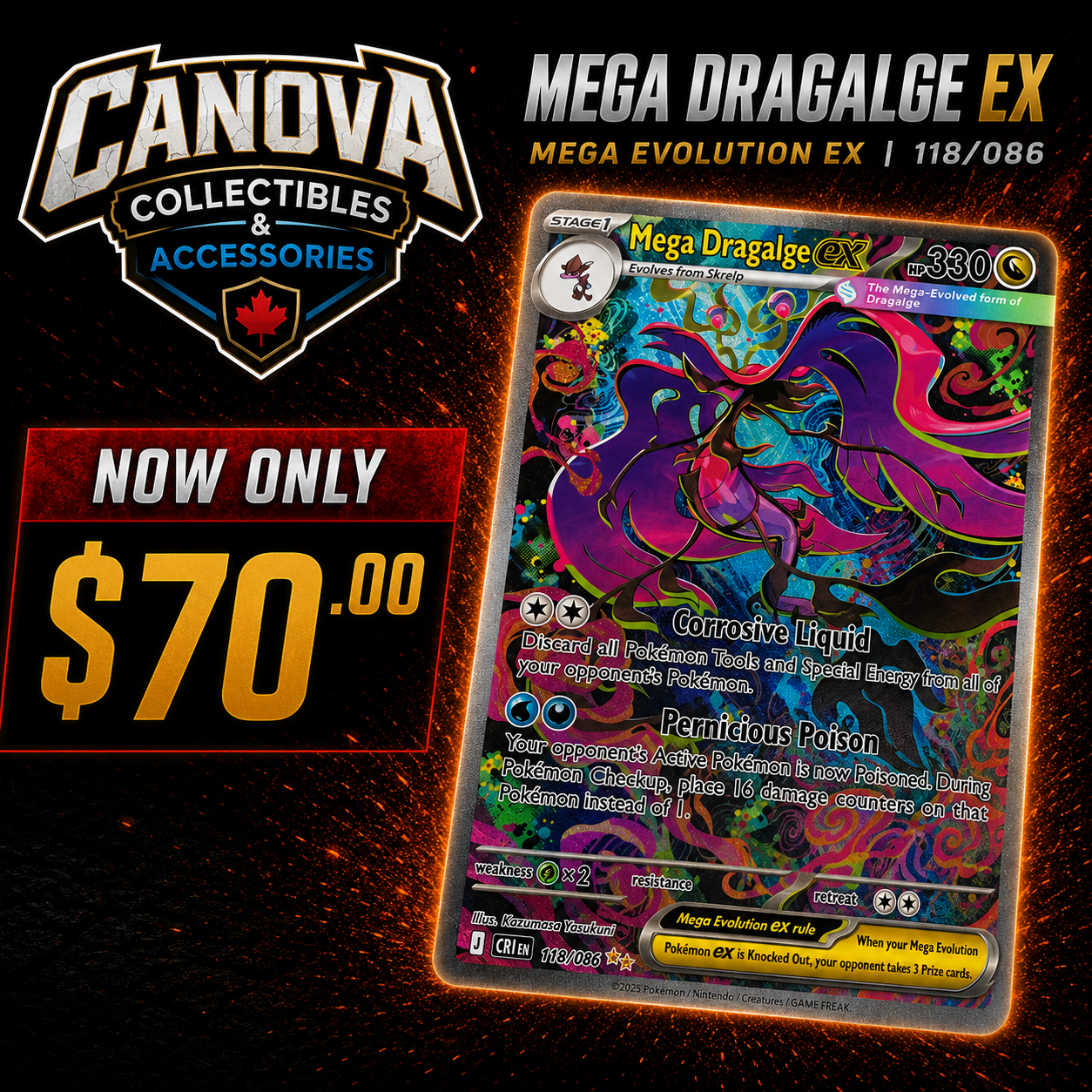 Mega Dragalge Ex - CRI 118/086